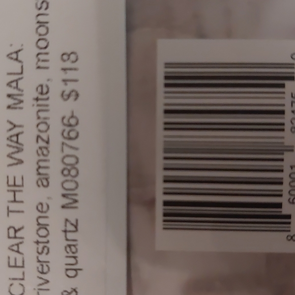 Silver & Sage - Mala Crystal Necklace Amazonite, Riverstone, Moonstone & Quartz - Picture 8 of 8